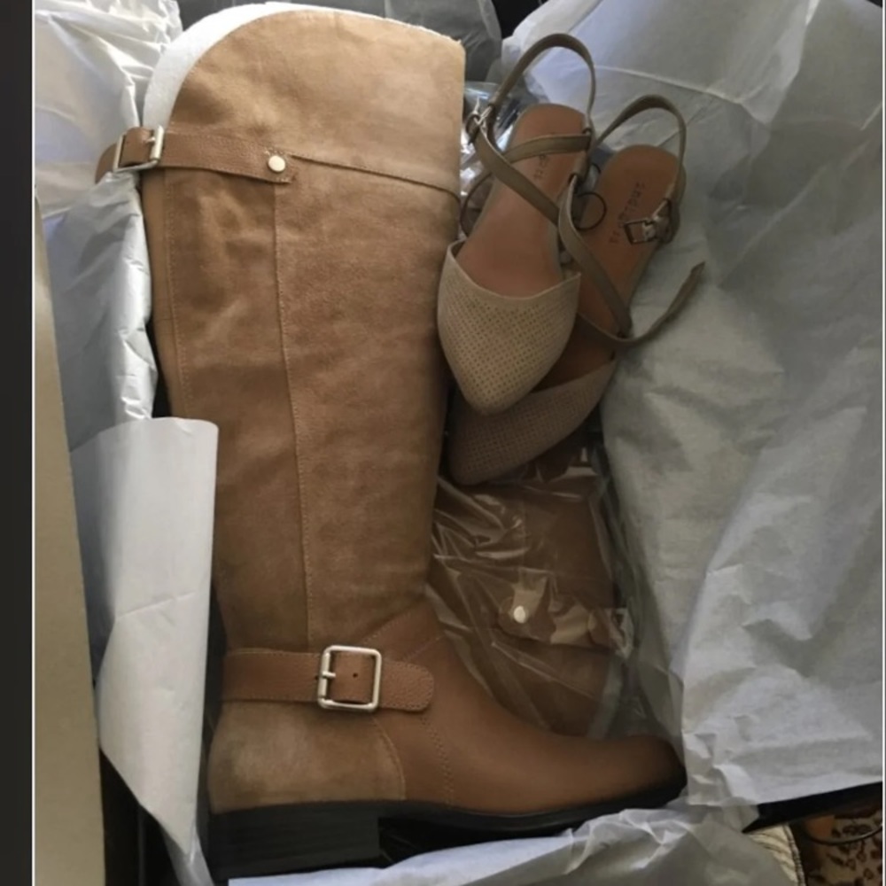 Women Knee-high Boots & Sandals Bundle